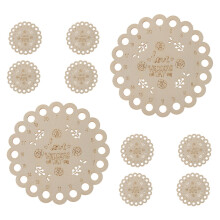 10 Stuks Kruissteek Garen Organizer: Ronde 10 Cm Met 20