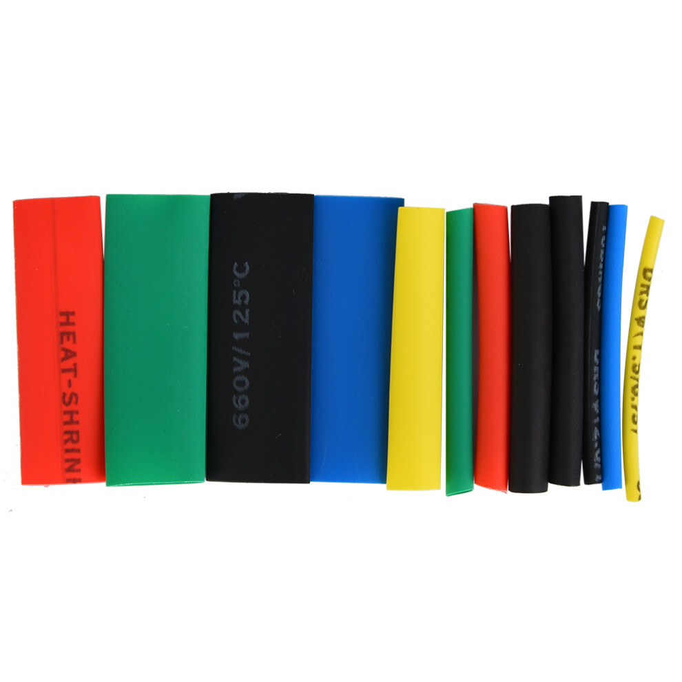 560Pcs Heat Shrink Tube 1.5-10Mm Insulated Wire Wrap Sleeving Black 3561364016245