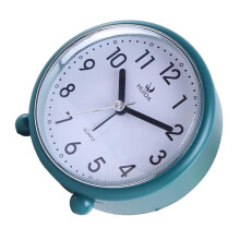 Analogs Alarm Clock 4inch Silents NonTicking with-Ink green