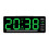 LED Clock Digital Alarm Clock With Adjustable Brightness-Green 1