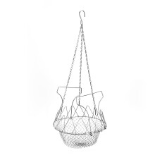 Space Efficient Detachable Chicken Feeder Basket Fit for Fruits
