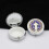 MultiFunctional Metal Keepsakes Container Jewelry-GD Silver 6 7