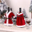 Couverture de bouteille de vin de noël, 2 pièces, jolie robe de 6