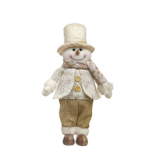 Poupée de noël LED festive, ornement suspendu-bonhomme de neige