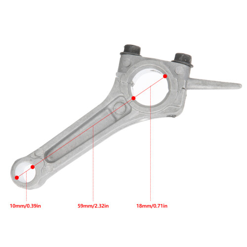Connecting Rod Replacement Kit for 152F Gasoline Engine Generator, 10x59x18mm 2