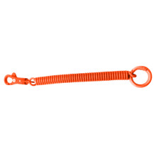 Llavero elástico, cordón de diseño ligero con cierre de sujeción seguro para un uso versátil como llavero, cuerda en espiral para una función