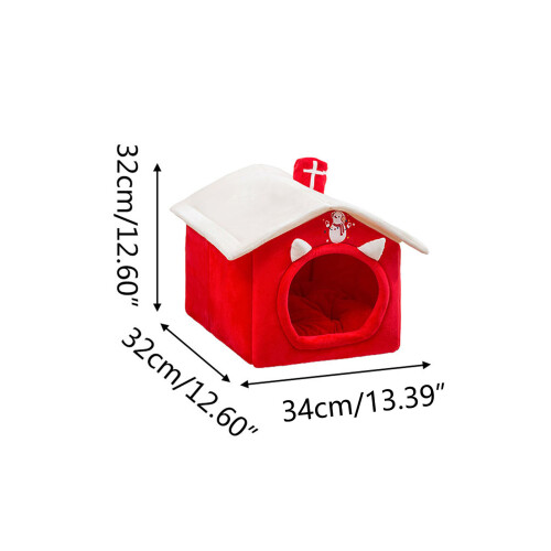 Lits pour chats d'intérieur, grotte pour chat, lit en-Vert S 1