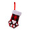 Noël mignon pour chat patte Plaid bas arbre nouvel an-Rouge 1