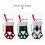 Noël mignon pour chat patte Plaid bas arbre nouvel an-Rouge 4