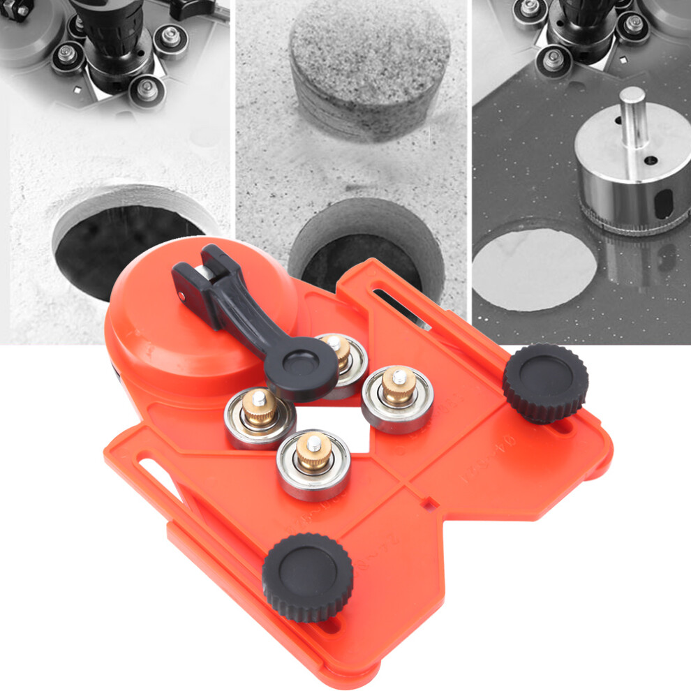 Glass Tile Punch Locator Red Adjustable Hole Drilling Guide For Precise Cutting 7891364018533