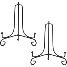 Elegante metalen standaard, opvouwbare schildersezelhouder voor het tentoonstellen van kunstwerken, gemaakt van hoogwaardig ijzer voor een stevige en