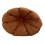 45cm Solid Color Round Window Mat Cushion Tatami-dark orange 1