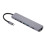 8-in-1 USB-C-Dock, 87 W PD, 15,2  3  1,1 cm, grau 2
