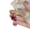 Adorable Grape Ice Teas Charm Keychain Handcrafted Compact Bag 1