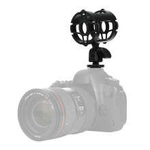 Mikrofonhalterung für Kamera mit Kalt-Schuh und 3/8-Zoll-Gewinde für DSLR-Video