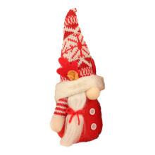 Cute Faceless Doll with Christmas Snowflake Deer-braid doll