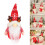 Cute Faceless Doll with Christmas Snowflake Deer-braid doll 3