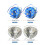Inflatable Collar with Clear Baffle Soft Cone for Cat-Gray M 4