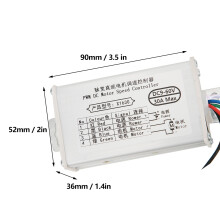 Verstellbarer PWM-Gleichstrombürstenmotorsteuerung 12-60V 10A/20A/30A