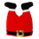 Red Santa Pants Hat Winter Headpiece Elf Pants Hat for-A 1