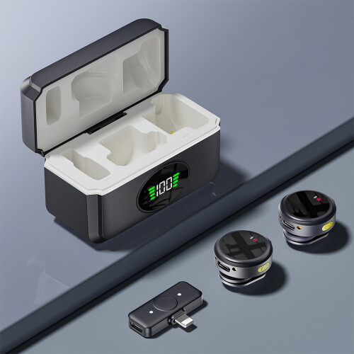 (Typec) Lapel Mic Wireless Lavaliers Lapel Microphone Portable Intelligent 1