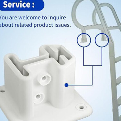 Mount Pool Ladder Deck Replacement Railing Ren For Heavy Duty Garden 1