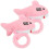 2Stk Shark Slap Armbänder Plüsch Stofftier 5