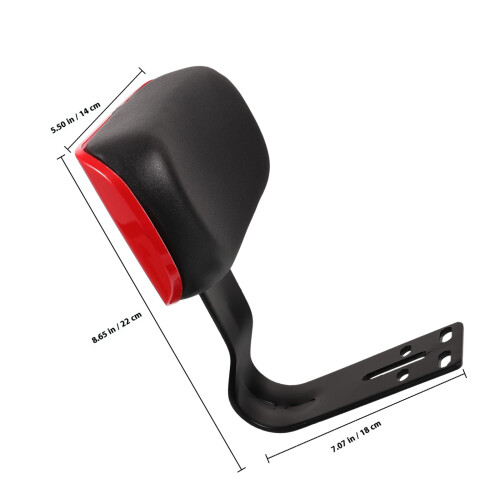 Electric Bicycle Rear Seat Backrest Ergonomic Safety Support Universal 1