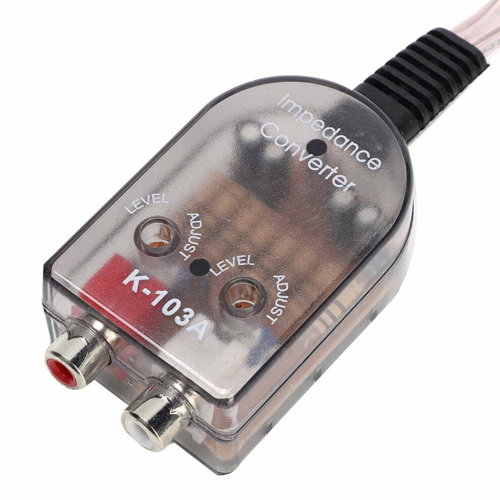 Car Audio Rca Impedance Converter High To Low Frequency Noise Filter 3441364021015