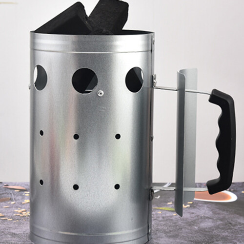 Outdoor Cam Essential Charcoal Chimney Starter Quick BBQ Lighter For 2