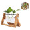 Σταθμοί πολλαπλασιασμού vintage design, Terrarium φυτών με ρετρό ξύλινη βάση, υδροπονία 2