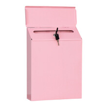 Outdoor Farmhouses Mail Drop Box Reinforced Hanging-Pink