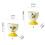 2Pcs Multipurpose Ceramic Eggs Holder Cup Tray Artistic-B 4