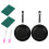 2Piece Convenient Nonstick Cookware Set 12cm With Oil Brushes 1