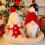 Kerstpop SchattigGebreide Muts Sneeuwpop Knuffel-Gevlochten pop 5