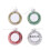 Kerstbal hanger blanco 8cm gesublimeerde blanco kerstboom-2 4