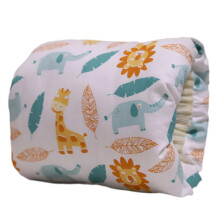 Cozy Cradle Arm Pillow Baby Nursing Pillow Cotton Head Support Feeding Pillow White Stars Pattern Cute Animal
