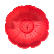 1/4Pieces Functional Silicone Ice Creams Grip For-Red flower