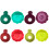 1/4Pieces Functional Silicone Ice Creams Grip For-Red flower 2