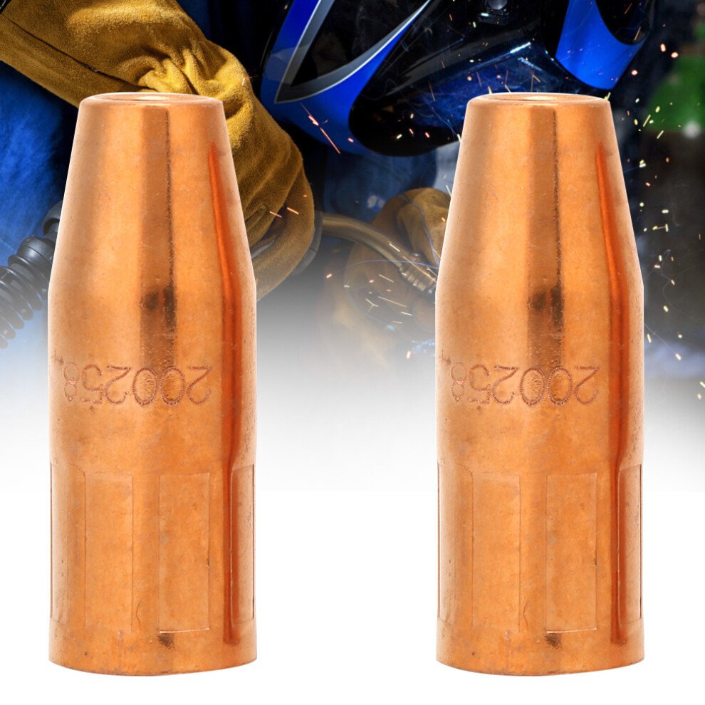 2Pcs Mig Welding Nozzle 200258 1/2Inch For M25 M40 Hobart Mig Guns Australia 3451364022691