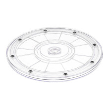 Space Efficient Rotating Turntable-Transparent color 12 inches