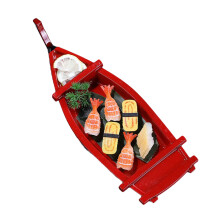 Multifuntional Sushi Serving Board Elegant Food-Red Medium size