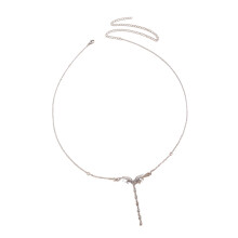 Sophisticated Copper Body Chain with Tassels Details For Formal