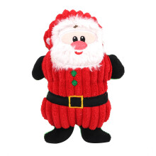 Quietschspielzeug für Hunde, Plüsch-Kauspielzeug-Weihnachtsmann