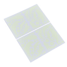 Adesivos de parede autoadesivos que brilham no escuro com efeito de céu estrelado, decalques luminosos para teto, ideais para decoração de quartos