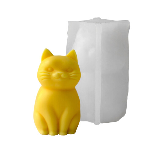 Professionelle 3D-Katzen-Silikonform mit einzigartigen Details