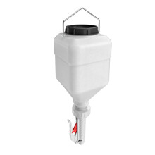 Plastic Hanging Sauce Squeeze Bottle Large-White Square