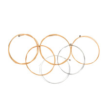 Steel Core Golden Copper Winding Acoustic Folk Guitar Strings 6pcs