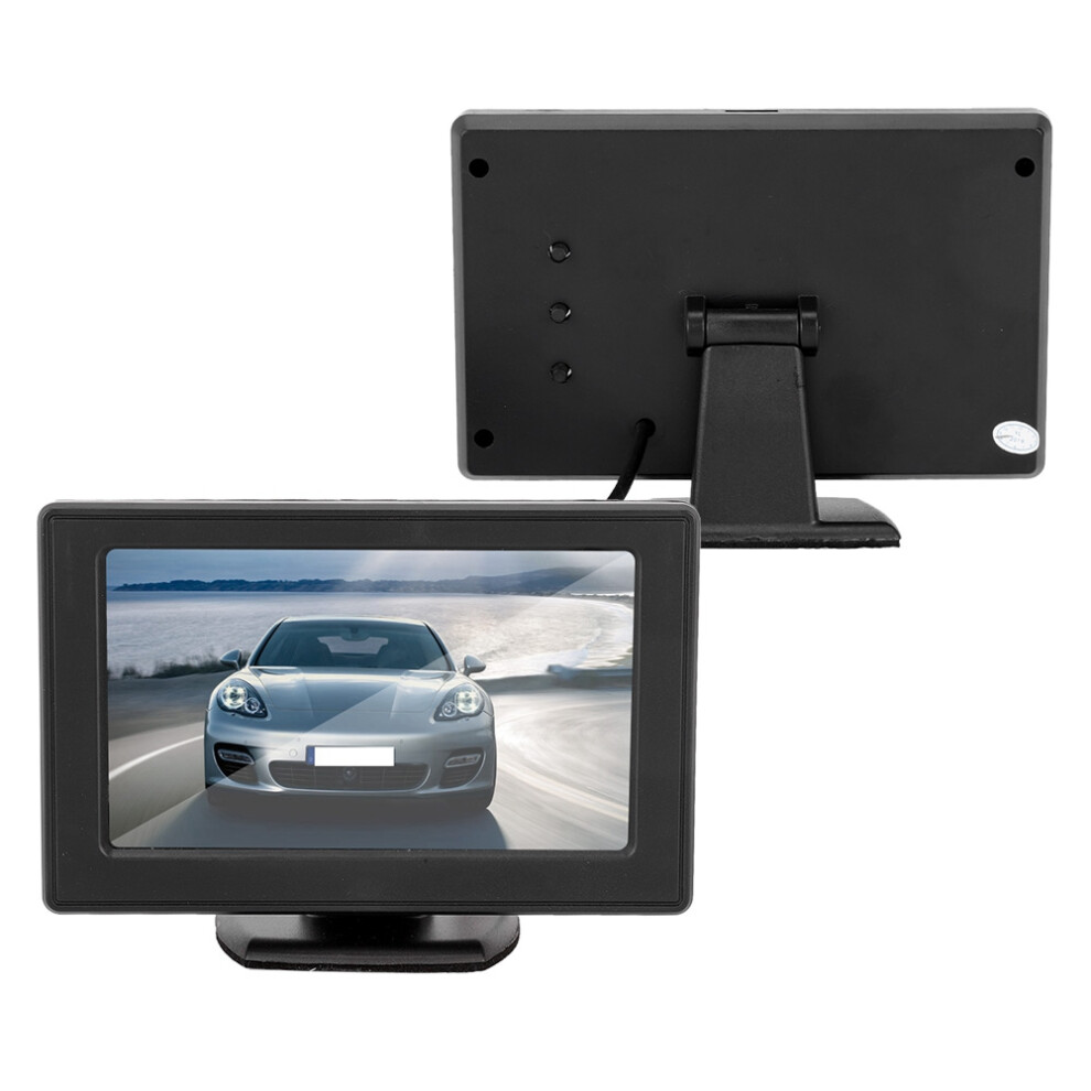 4.3In Tft Lcd Car Rearview Monitor 2-Way Av Input Hd Display 7691364025711