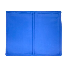 Cooling Dog Bed Gel Cooling Mat For Dogs And Cats Portable Crate Size L Ice Gel Pad For Hot Weather Indoor Outdoor Blue